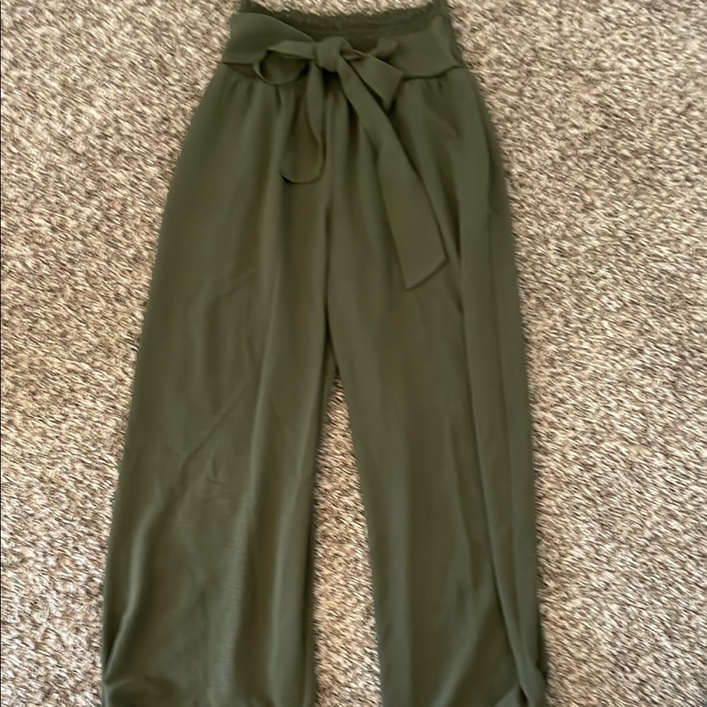 Women’s Size S Green High-Waisted Pants